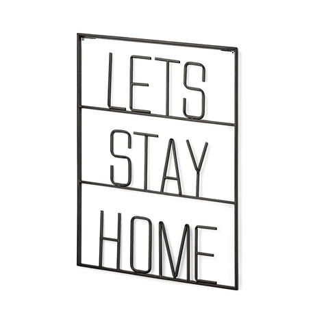 Let's Stay Home Sign from Mercana - Luna Furniture