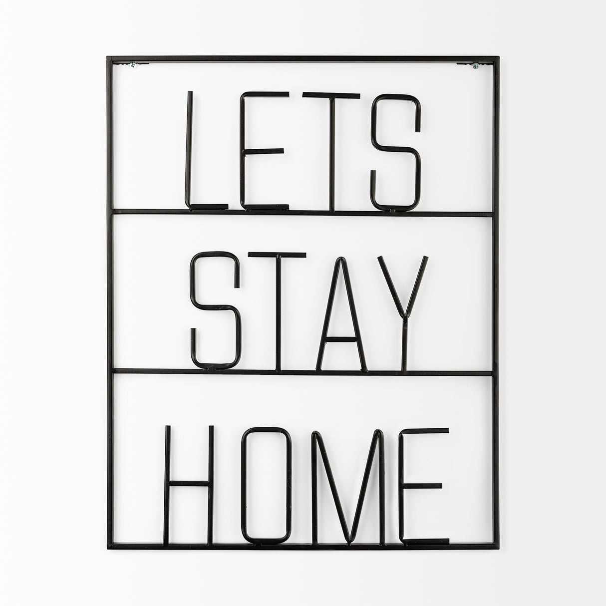 Let's Stay Home Sign from Mercana - Luna Furniture