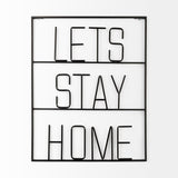 Let's Stay Home Sign from Mercana - Luna Furniture