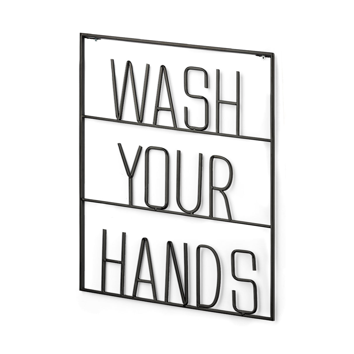Wash Your Hands Sign from Mercana - Luna Furniture
