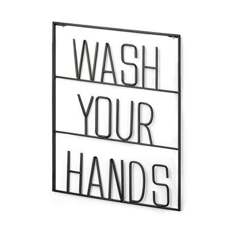 Wash Your Hands Sign from Mercana - Luna Furniture