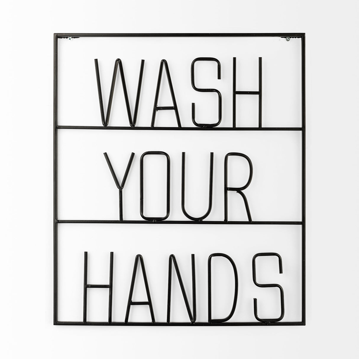 Wash Your Hands Sign from Mercana - Luna Furniture