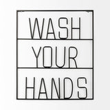 Wash Your Hands Sign from Mercana - Luna Furniture