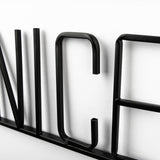 Work Hard and Be Nice Sign from Mercana - Luna Furniture