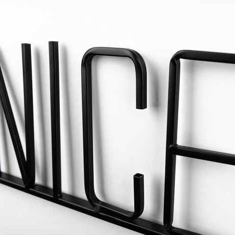 Work Hard and Be Nice Sign from Mercana - Luna Furniture