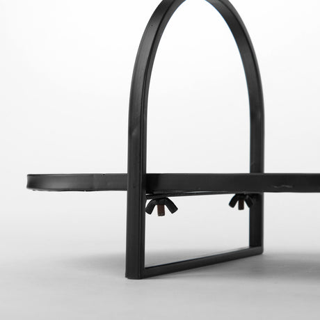 Evianna 30L x 7W x 7H Mirrored W/Black Metal Frame Tray from Mercana - Luna Furniture