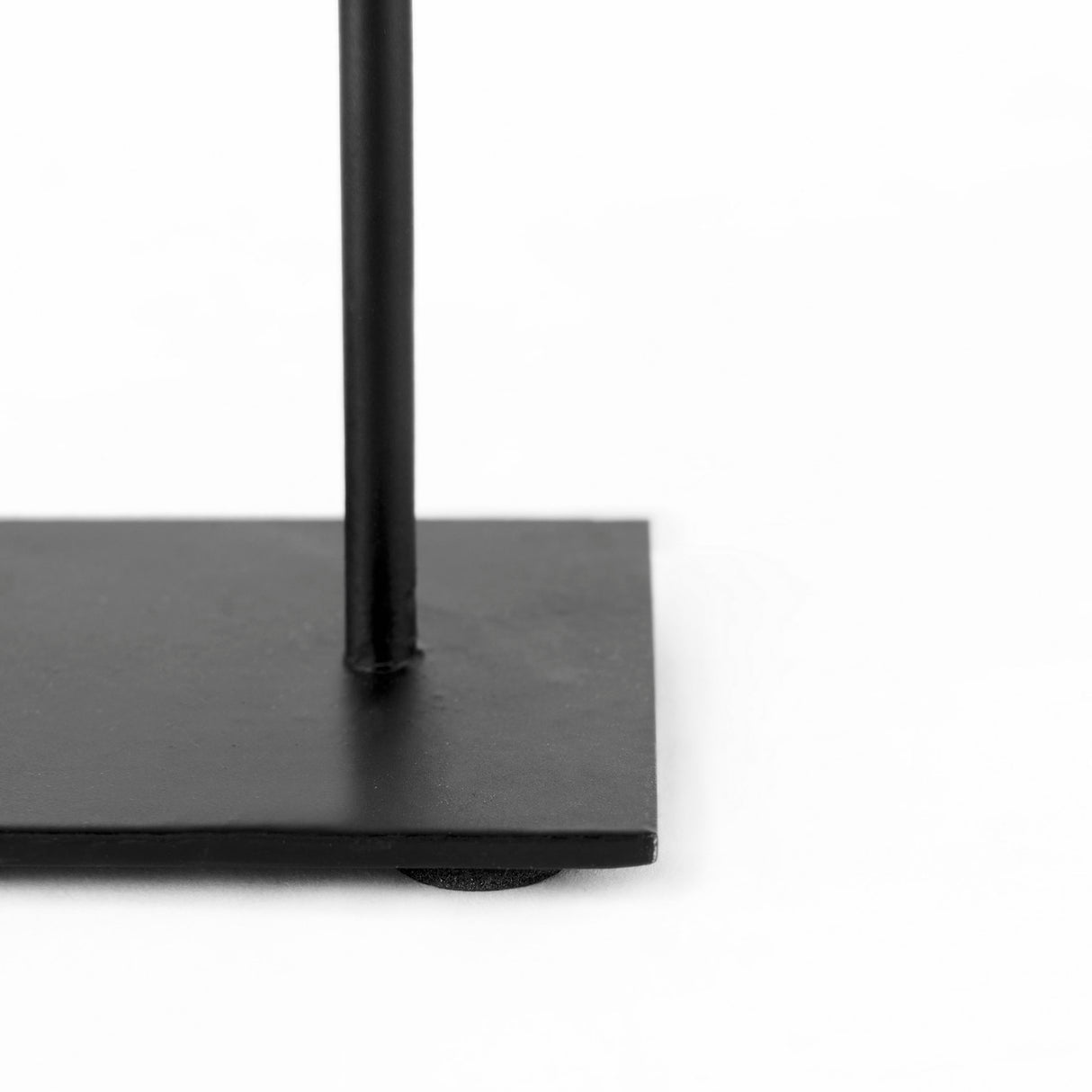 Micra 9.1L x 2.6W x 10.9H Matte Black Metal Decorative Object on a Stand from Mercana - Luna Furniture