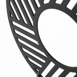 Micra 11.0L x 3.0W x 13.4H Matte Black Metal Decorative Object on a Stand from Mercana - Luna Furniture