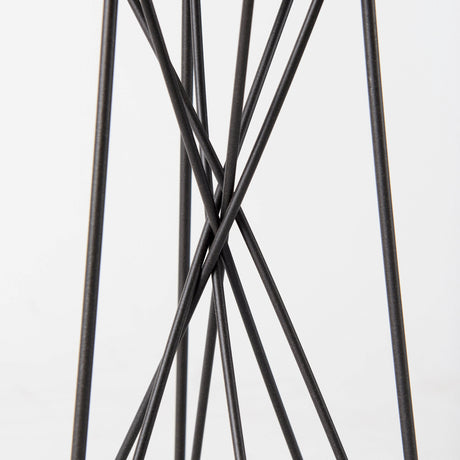 Sixx I Small Antiqued Metal Hexagonal Table Candle Holder from Mercana - Luna Furniture