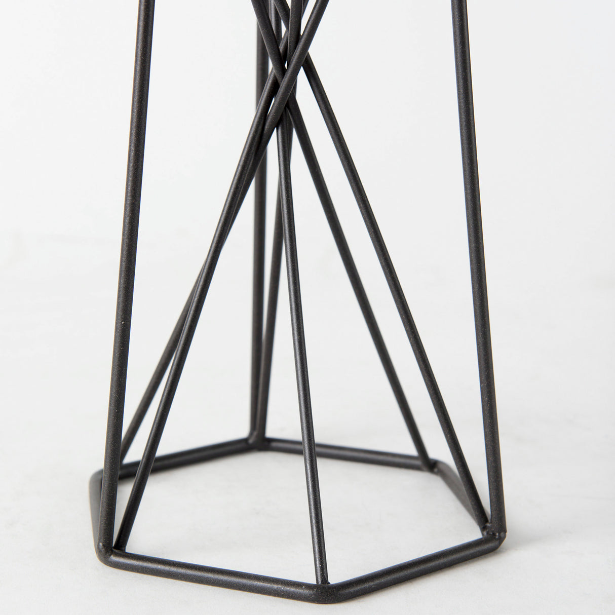 Sixx II Large Antiqued Metal Hexagonal Table Candle Holder from Mercana - Luna Furniture