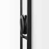 Evianna 7L x 7W x 25H Mirrored W/Black Metal Frame Wall Candle Holder from Mercana - Luna Furniture