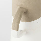 Garand Medium 15H Two-Toned White Natural Ceramic Jug from Mercana - Luna Furniture