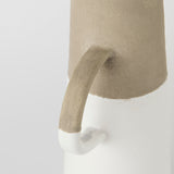 Garand Large 18.8H Two-Toned White Natural Ceramic Jug from Mercana - Luna Furniture