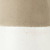 Garand Large 18.8H Two-Toned White Natural Ceramic Jug from Mercana - Luna Furniture