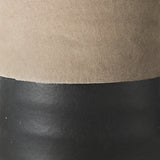 Garand Small 13H Two-Toned Black/Natural Ceramic Jug from Mercana - Luna Furniture