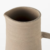 Garand Medium 15H Two-Toned Black/Natural Ceramic Jug from Mercana - Luna Furniture