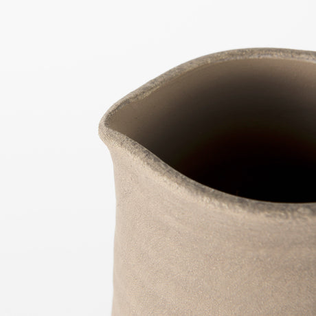 Garand Medium 15H Two-Toned Black/Natural Ceramic Jug from Mercana - Luna Furniture
