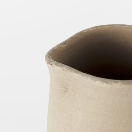 Garand Large 18.8H Two-Toned Black/Natural Ceramic Jug from Mercana - Luna Furniture
