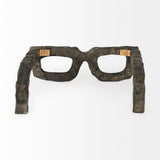 Elliot 13L x 14W Brown Wooden Eyeglasses from Mercana - Luna Furniture