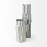 Cardon 14.4H Gray Ceramic Vase from Mercana - Luna Furniture