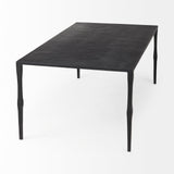 Timothy 42.0 X 22.0 X 15.5 Ebony Black Iron Coffee Table from Mercana - Luna Furniture