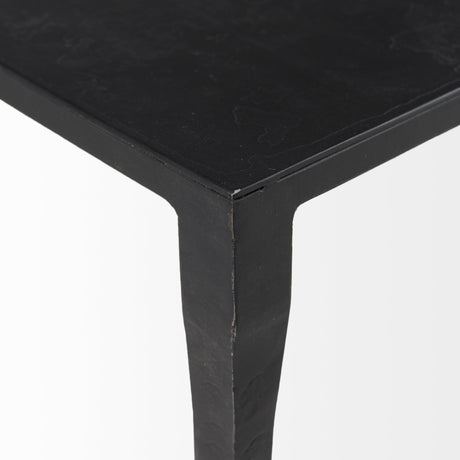 Timothy 42.0 X 22.0 X 15.5 Ebony Black Iron Coffee Table from Mercana - Luna Furniture