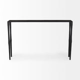 Timothy 48.0 X 8.0 X 30.0 Ebony Black Iron Console Table from Mercana - Luna Furniture