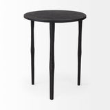 Timothy 16.0L x 16.0W X 20.0H Ebony Black Iron Side Table from Mercana - Luna Furniture