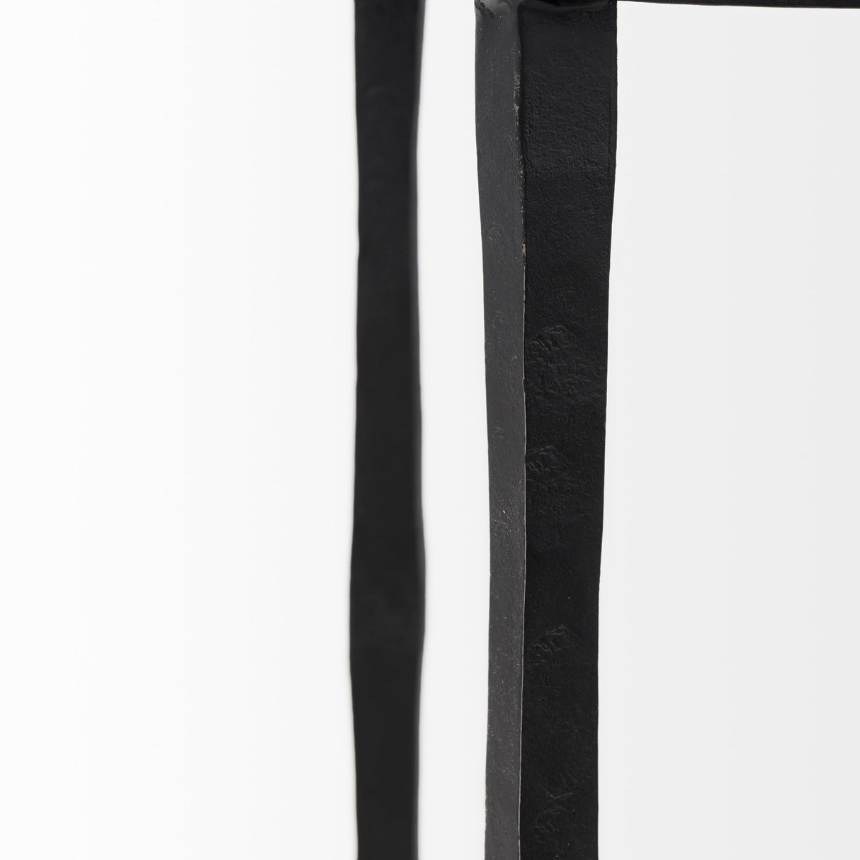 Timothy 16.0L x 16.0W X 20.0H Ebony Black Iron Side Table from Mercana - Luna Furniture