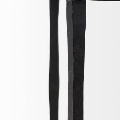Timothy 16.0L x 16.0W X 20.0H Ebony Black Iron Side Table from Mercana - Luna Furniture