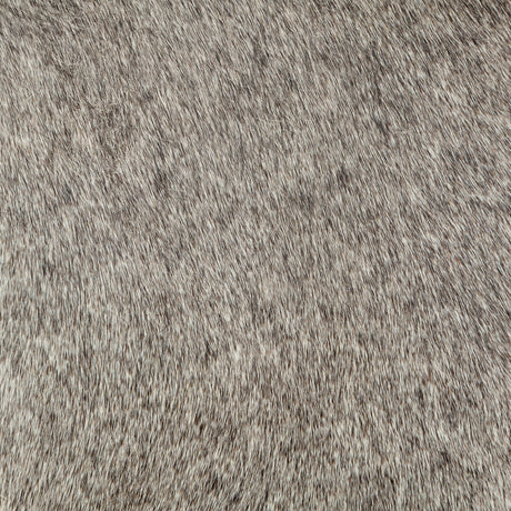 Zahavi I 23"H grey-toned hair-on-hide ottoman from Mercana - Luna Furniture