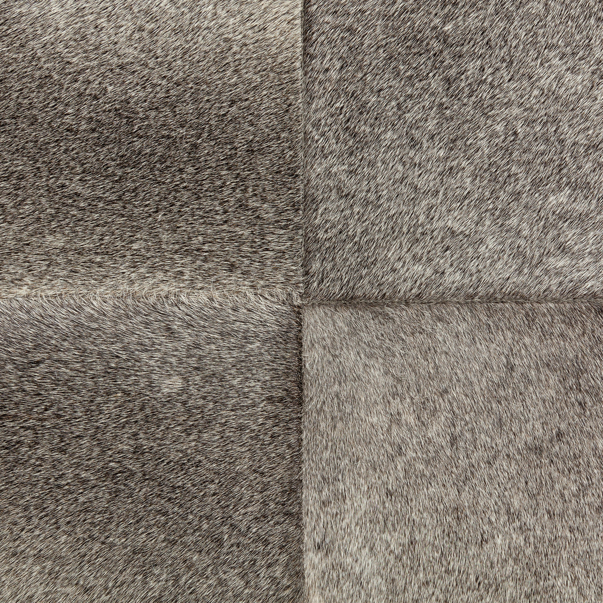 Zahavi I 23"H grey-toned hair-on-hide ottoman from Mercana - Luna Furniture