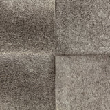 Zahavi I 23"H grey-toned hair-on-hide ottoman from Mercana - Luna Furniture