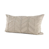 Ivivva 14L x 26W Beige Fabric Textured Decorative Pillow Cover from Mercana - Luna Furniture