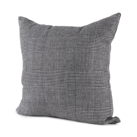 Ramone 20 x 20 Black and White Fabric Decorative Pillow Cover from Mercana - Luna Furniture