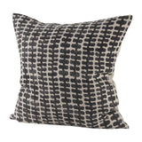 Miriam 18L x 18W Beige and Black Fabric Patterned Decorative Pillow Cover from Mercana - Luna Furniture