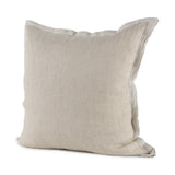 Mae 20L x 20W Beige Fabric Decorative Pillow Cover from Mercana - Luna Furniture