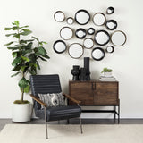 Aromaticum Set of 8 Brown Metal Mirrors from Mercana - Luna Furniture