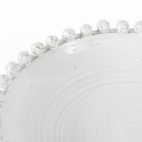 Basin 16" Round Off-White Glazed Decorative Bowl from Mercana - Luna Furniture