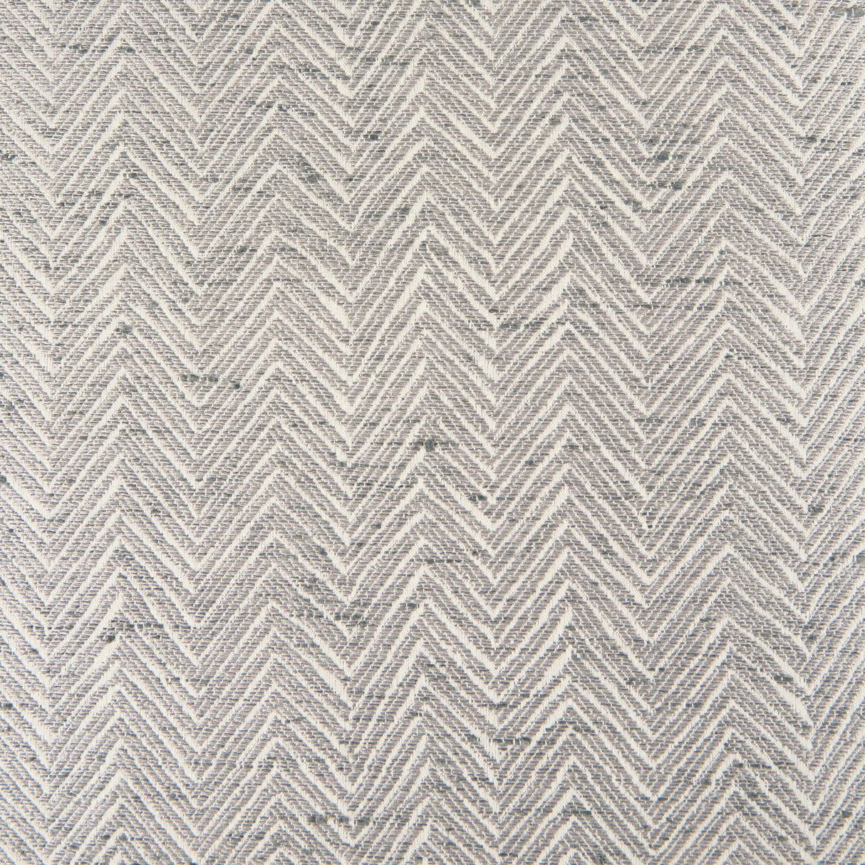 Charlotte 55.0L Gray Herringbone Fabric Seat w/ Antique Nickel Metal Frame Bench from Mercana - Luna Furniture