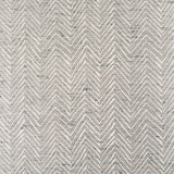 Charlotte 55.0L Gray Herringbone Fabric Seat w/ Antique Nickel Metal Frame Bench from Mercana - Luna Furniture