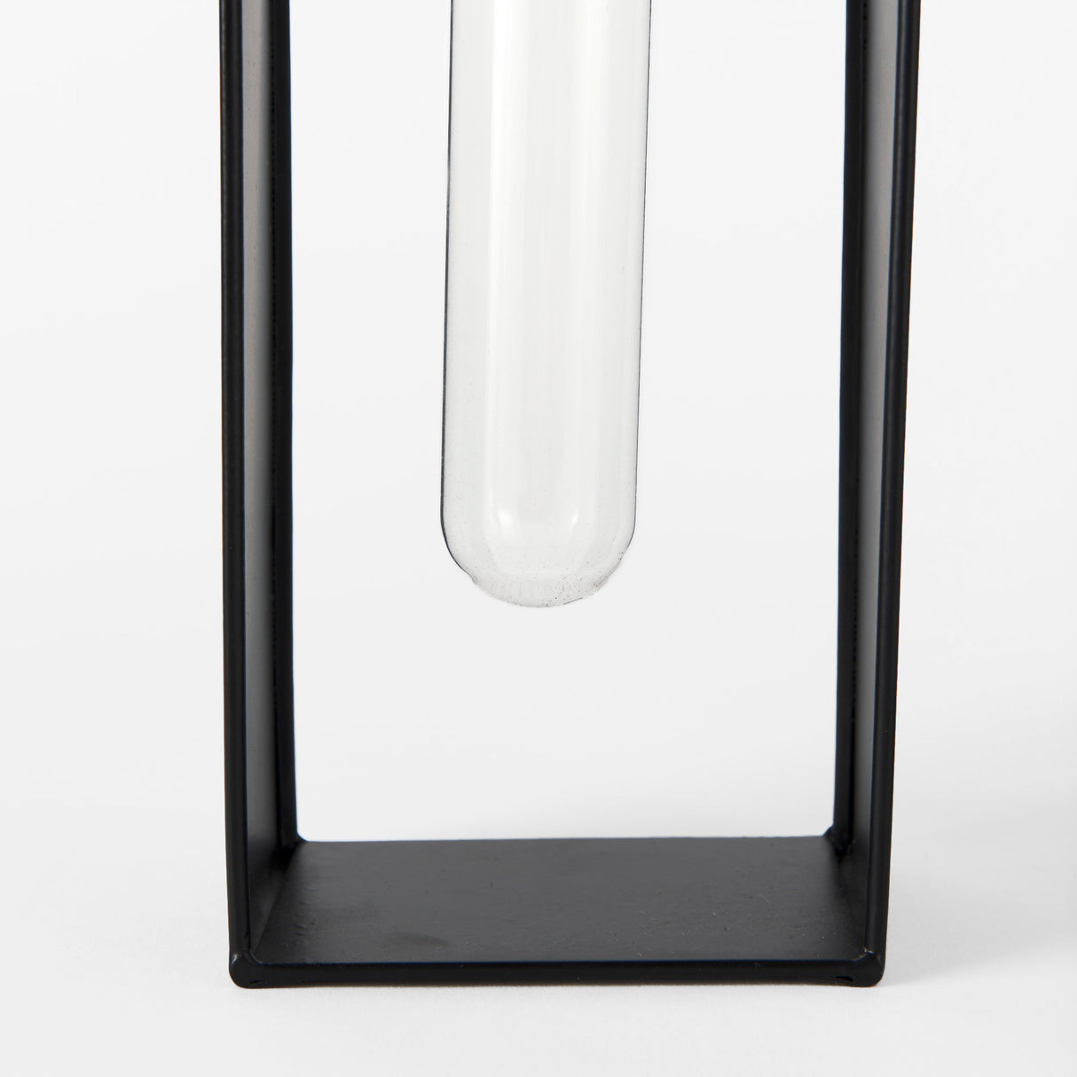 Boyer 5.1L x 3.0W x 12.0H Black Metal W/Glass Set of Two Test Tube Decorative Objects from Mercana - Luna Furniture