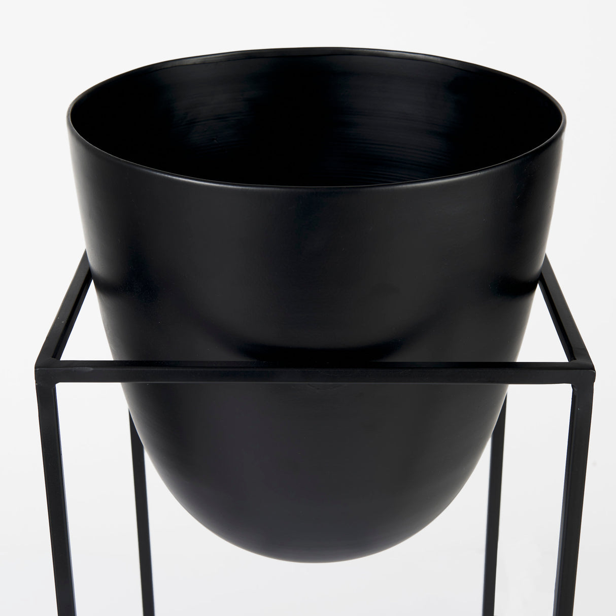 Bumble (Set of 2) 12L x 12W x 32H Black Plant Stands from Mercana - Luna Furniture