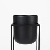 Bumble (Set of 2) 12L x 12W x 32H Black Plant Stands from Mercana - Luna Furniture