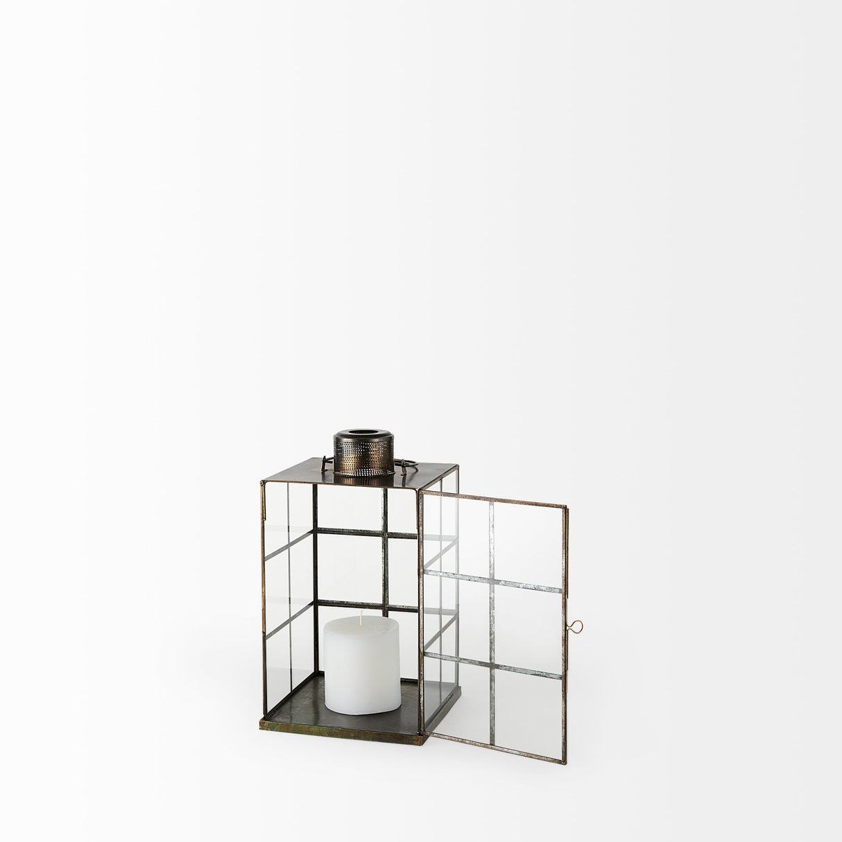 Grimwig (Small) 8L x 8W x 15H LANTERN W/SHEET BASE WITHOUT BEVEL from Mercana - Luna Furniture