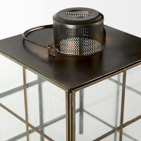 Grimwig (Small) 8L x 8W x 15H LANTERN W/SHEET BASE WITHOUT BEVEL from Mercana - Luna Furniture