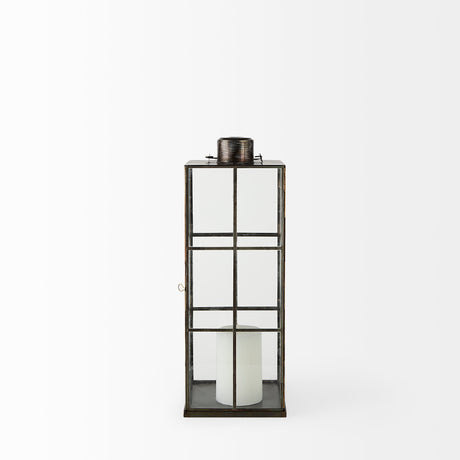 Grimwig (Medium) 8L x 8W x 23H LANTERN W/SHEET BASE WITHOUT BEVEL from Mercana - Luna Furniture