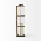 Grimwig (Large) 8L x 8W x 31H LANTERN W/SHEET BASE WITHOUT BEVEL from Mercana - Luna Furniture