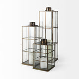 Grimwig (Large) 8L x 8W x 31H LANTERN W/SHEET BASE WITHOUT BEVEL from Mercana - Luna Furniture