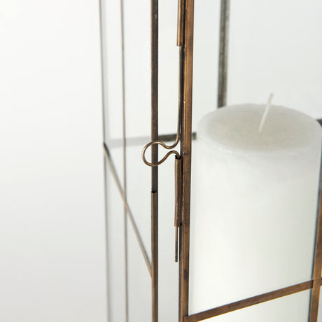 Grimwig (Large) 8L x 8W x 31H LANTERN W/SHEET BASE WITHOUT BEVEL from Mercana - Luna Furniture